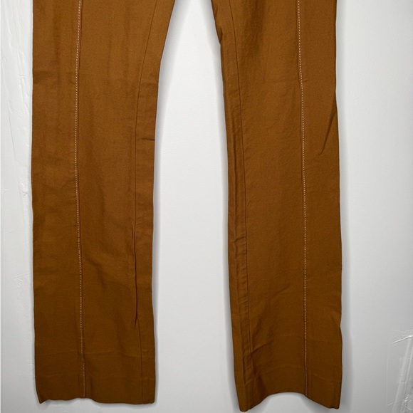 Derek Lam 10 Crosby Flare Trousers in a tan/brown women's sz 0 career office - Picture 12 of 16